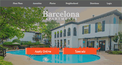 Desktop Screenshot of barcelonaapartmentstulsa.com
